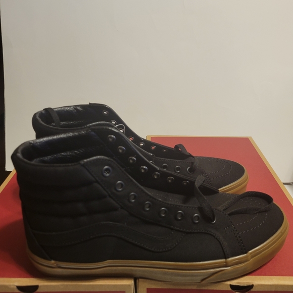VANS SK8-Hi REISSUE CANVAS GUM BLACK/LGHTGM MEN’s - Picture 15 of 16